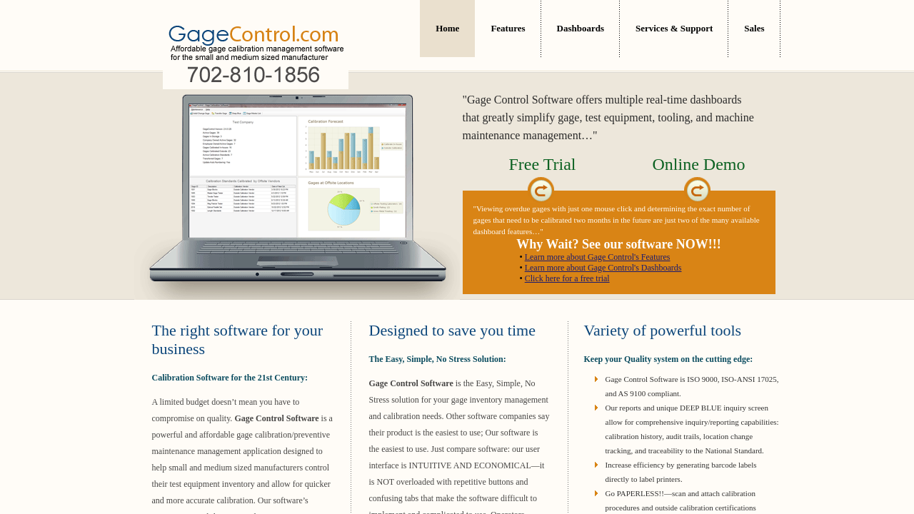 Gage Control Software